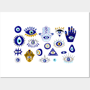 Evil eye protection Posters and Art